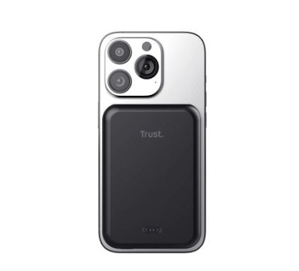 Trust Power Bank Powerbank Magnetic Wireless 5000mAh, black