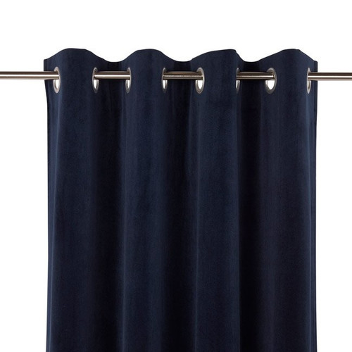 GoodHome Curtain Valgreta 140 x 260 cm, dark blue