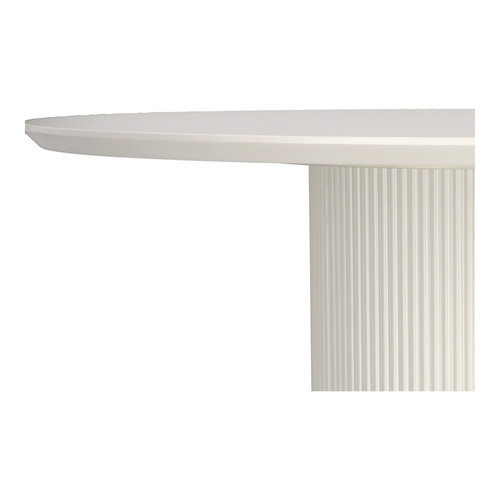 Table Elia 100cm, round, white