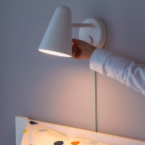 FUBBLA LED wall lamp, white