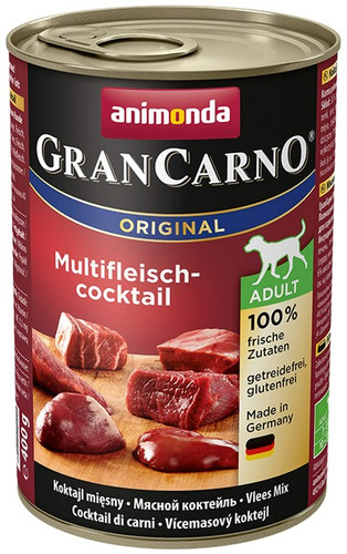 Animonda GranCarno Adult Multi Meat Cocktail Wet Dog Food 400g