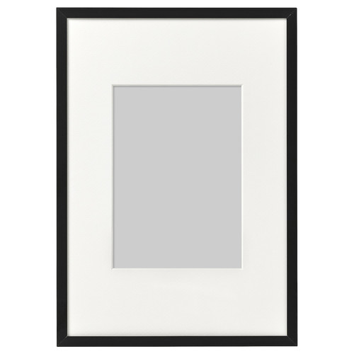 LOMVIKEN Frame, black, 21x30 cm