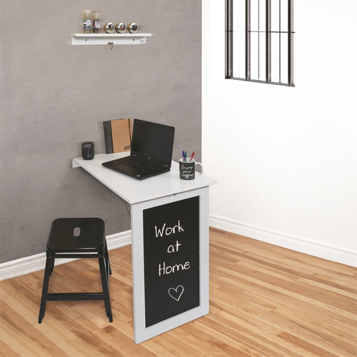 Wall-mounted Foldable Table Ezio, white