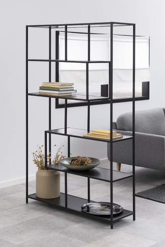 Shelving Unit Seaford XV, black