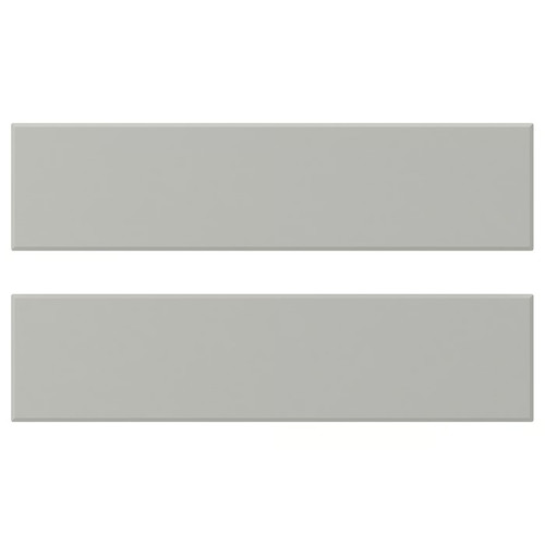 LERHYTTAN Drawer front, light grey, 40x10 cm