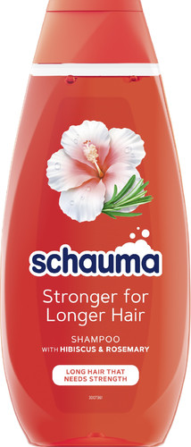 SCHAUMA Stronger for Longer Hair Shampoo Hibiscus & Rosemary 400 ml