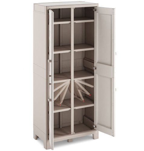 Outdoor/Workshop High Cabinet Multispace, beige