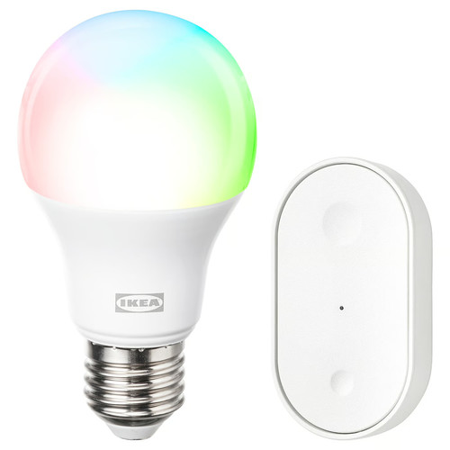 KAJPLATS Starter kit, smart colour and white spectrum, E27