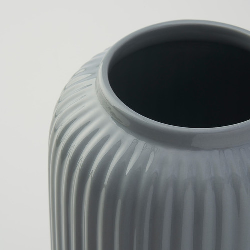 STILREN Vase, grey, 22 cm