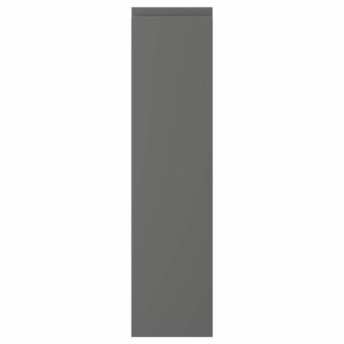 VOXTORP Door, dark grey, 20x80 cm