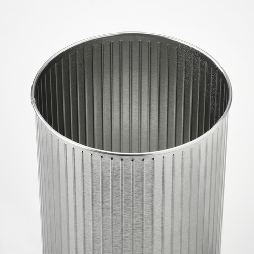 BETTHAJ Tin with lid, for coffee/tea/silver-colour, 1.3 l
