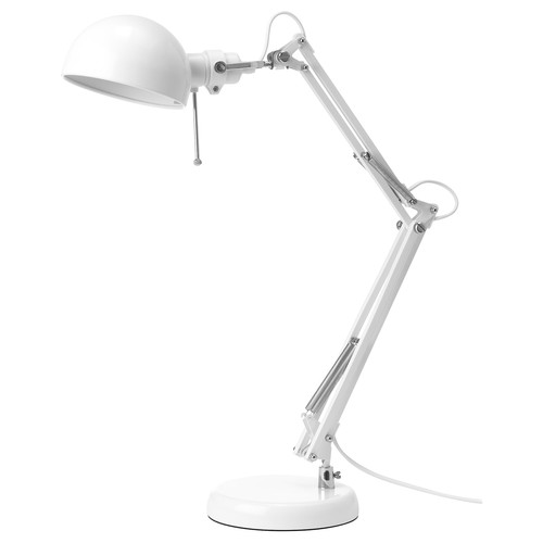 FORSÅ Work lamp, white