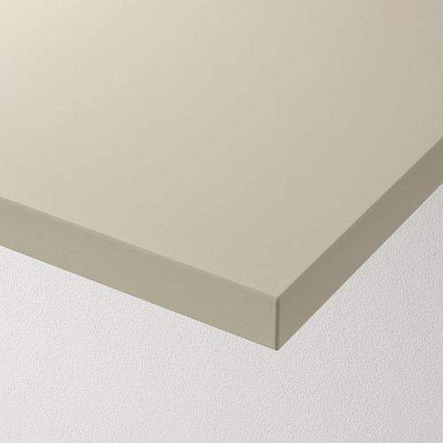 BERGSHULT Shelf, grey-beige, 120x20 cm