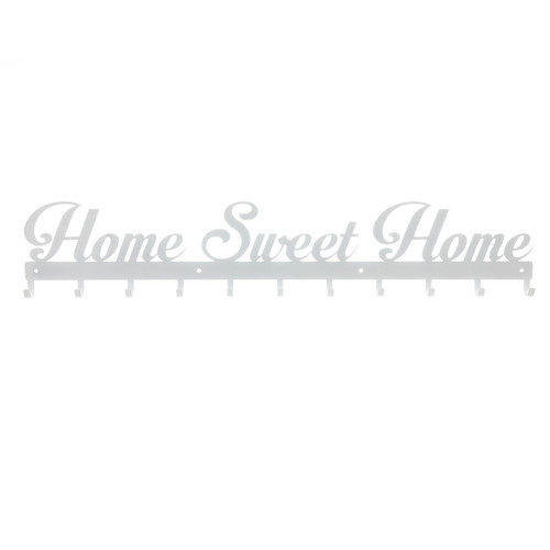 Wall Hanger Home Sweet Home, white