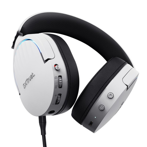 Trust Headset Headphones Wireless Gaming GXT491W Fayzo, white
