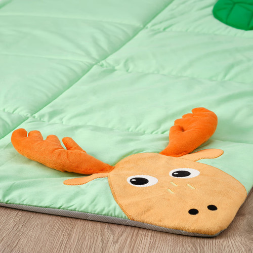 SANDBI Play mat, Scandinavian nature/multicolour, 100x100 cm