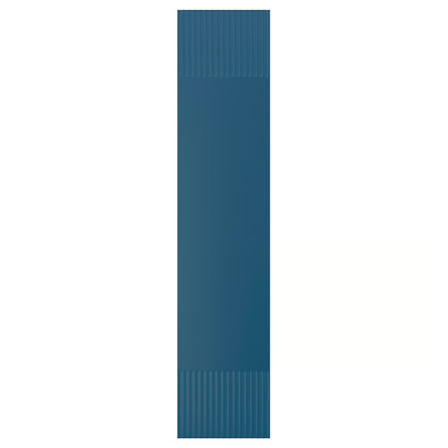FYRUDDEN Door with hinges, blue, 50x229 cm