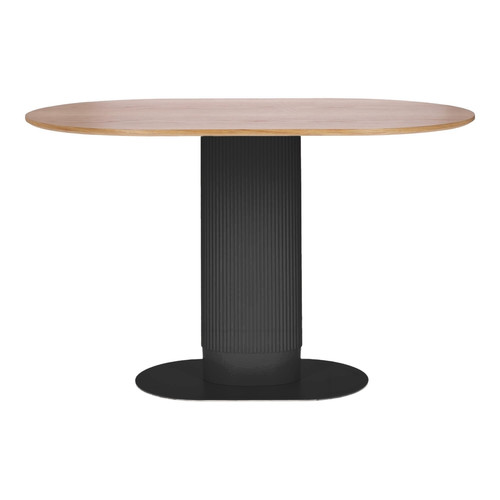 Dining Table Maxim, oak veneer/black