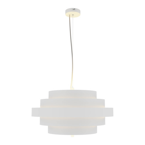 GoodHome Pendant Lamp Euboea 1x E27, matt white