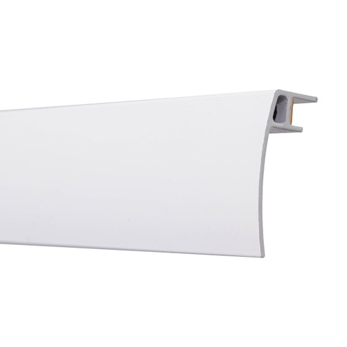 Curtain Track Rail Cover 250 cm, white