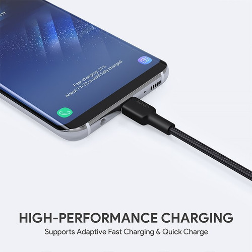 Aukey USB-C to USB Quick Charge Cable 2m 60W CB-CMD29 2 Pack
