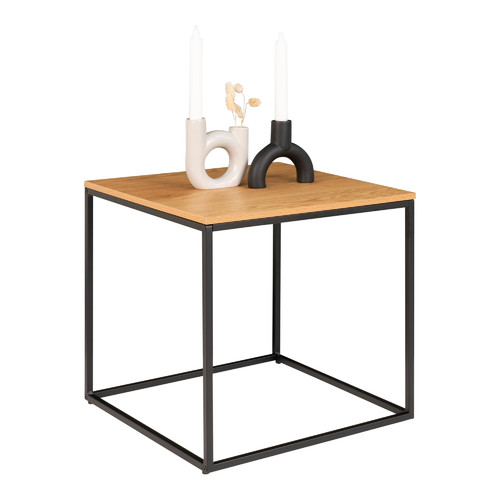 Side Table Vita, oak/black