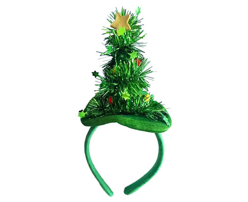 Christmas Tree Headband, Green