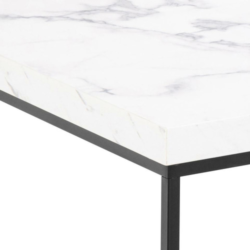 Coffee Table Barossa 60x60cm, white marble