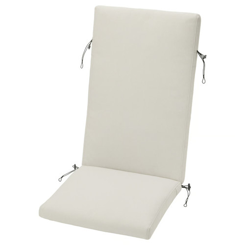 FRÖSÖN/DUVHOLMEN Seat/back cushion, outdoor, beige, 116x45 cm