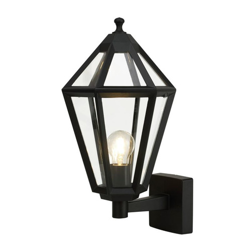 GoodHome Garden Outdoor Wall Lamp Radley E27 IP44, black