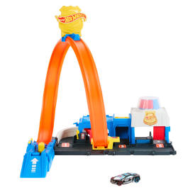 Hot Wheels City Police Station Super Loop Playset JBM71 4+