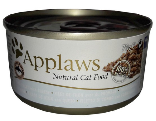 Applaws Natural Cat Food Tuna Fillet with Cheese 70g