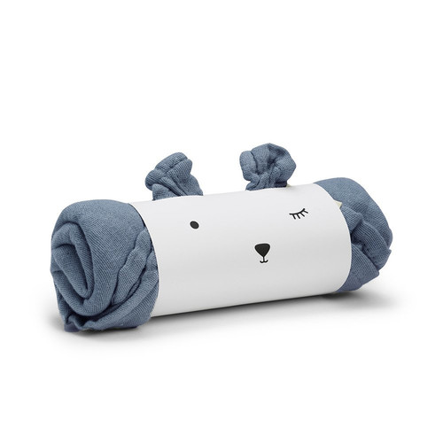 Elodie Details Bamboo Muslin Blanket - Tender Blue