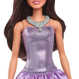 Barbie Fashionistas Doll #234 in Sequined Purple Dress HYT92 3+