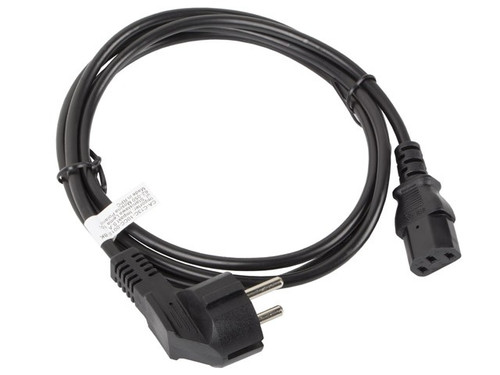 Lanberg Power Cable CEE 7/7 - IEC 320 C13 1.8m, black