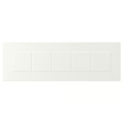 STENSUND Drawer front, white, 60x20 cm