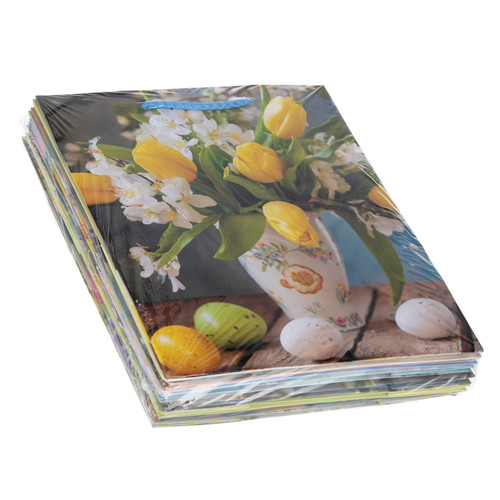 Gift Bag Easter 190x230 10pcs, assorted patterns