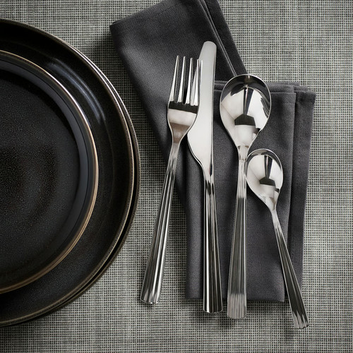 SJUGÄLSHAJ 24-piece cutlery set, stainless steel