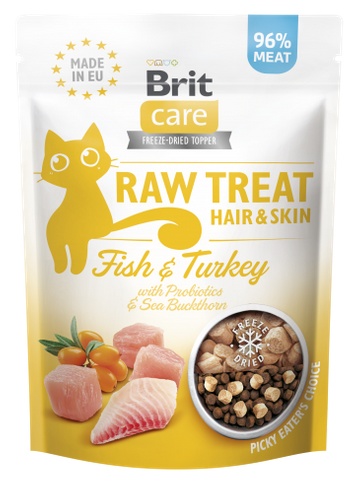 Brit Raw Treat Cat Hair & Skin 40g