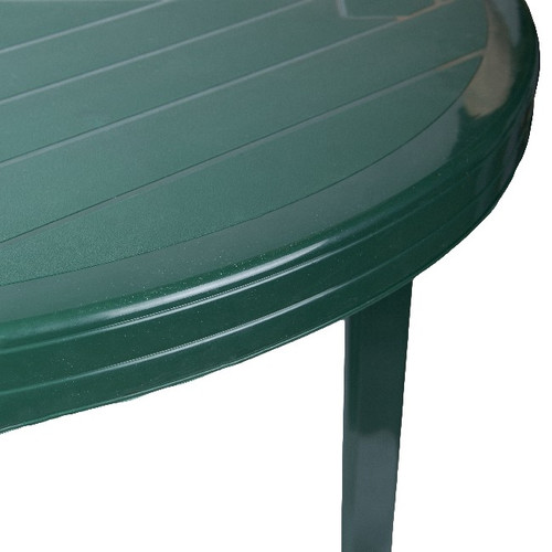 Garden Round Table 90x70cm, green