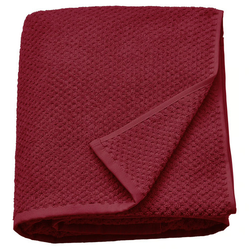 GULVIAL Bath sheet, deep red, 100x150 cm