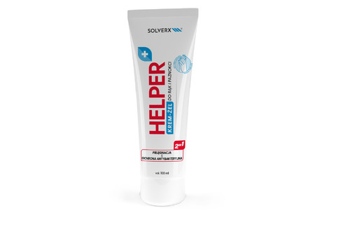 SOLVERX Helper Cream-Gel Antibacterial for Hands & Nails 100ml