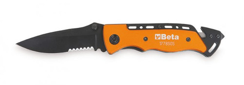 Beta Car Service Knife with Seat Belt Cutter & Window Breaking Hammer