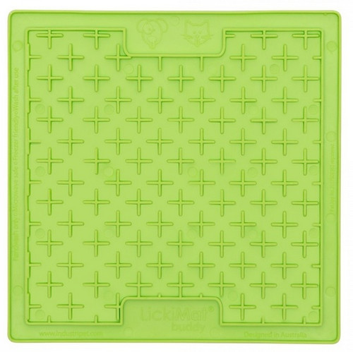 LickiMat Buddy for Dogs, soft, green