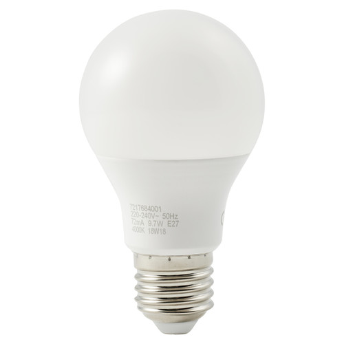 Diall LED Bulb A60 E27 806 lm 4000 K 3-pack