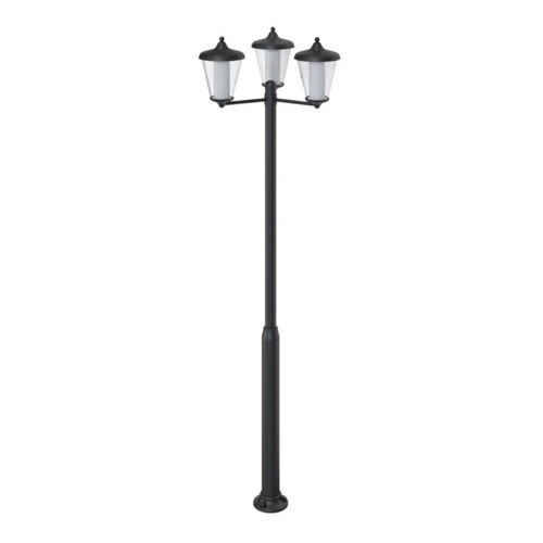 GoodHome Outdoor Lamp Haro 3 x 1000 lm, graphite