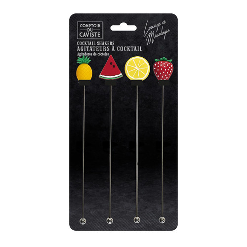 Reusable Drink Stirrer Set (4 Pieces)