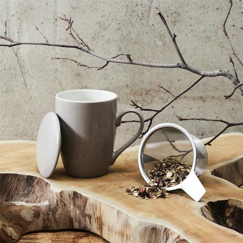 Mug Infuser Mira, beige