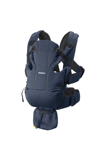 BABYBJÖRN Baby Carrier Move - Navy Blue, 3D Mesh, 0-15m