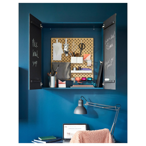 SKÅDIS Pegboard, wood, 56x56 cm